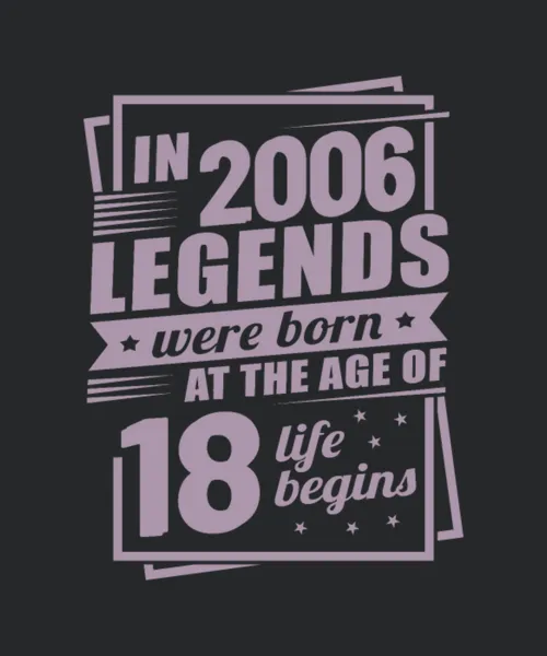 18th Birthday Born In 2006 Sayings