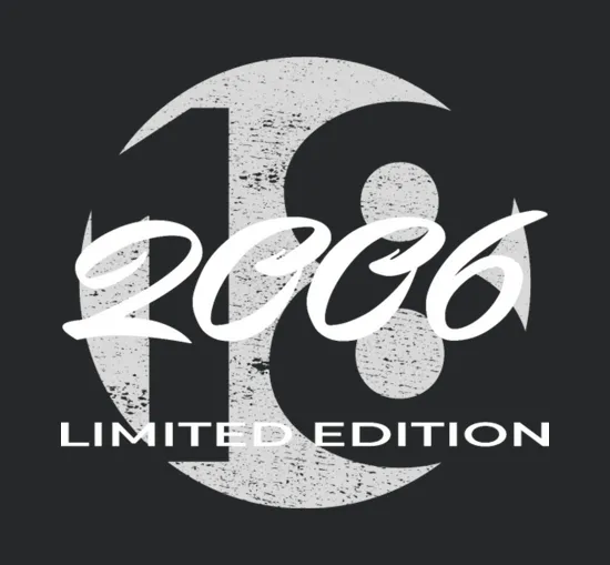 18th Birthday Boys Girls 18 Years 2006 Vintage