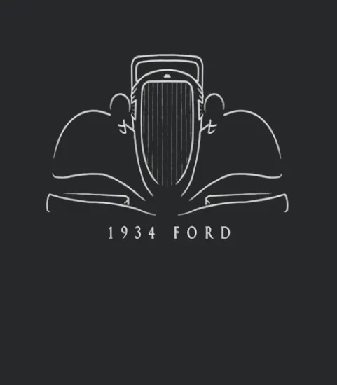 1934 Ford Stencil
