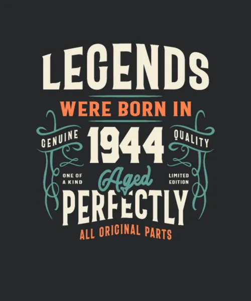 1944 80th Birthday Gifts 80 Year Old Men Women