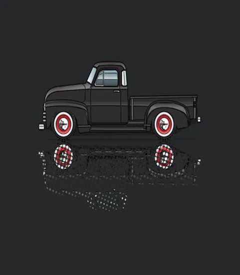 1947 53 Black Advance Chevy Truck Mens Premium