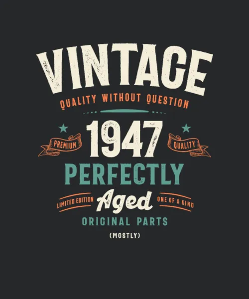 1947 77th Birthday Gifts 77 Year Old Men Women