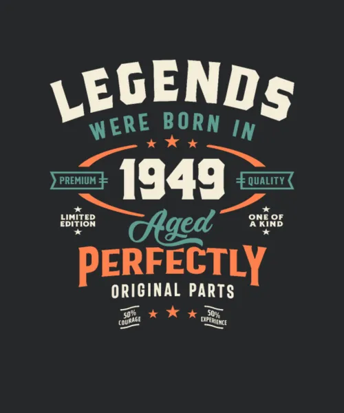 1949 75th Birthday Gifts 75 Year Old Men Women