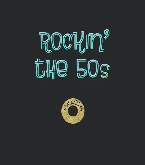 1950s T I Love The 50s Rock And Roll Gift