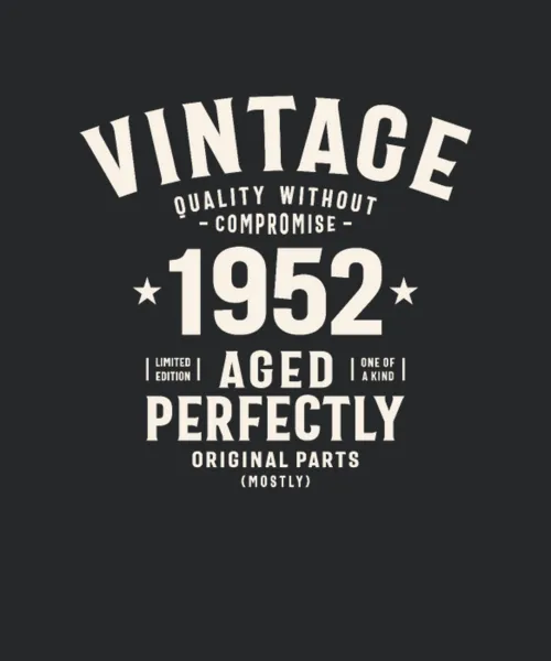 1952 72nd Birthday Gifts 72 Year Old Men Women