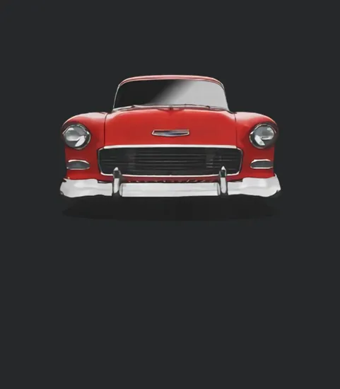 1955 Belair Front Red