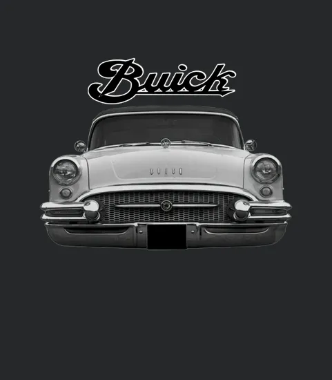 1955 Buick Two Side White