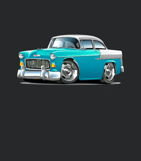1955 Chevy Belair Turquoise Car