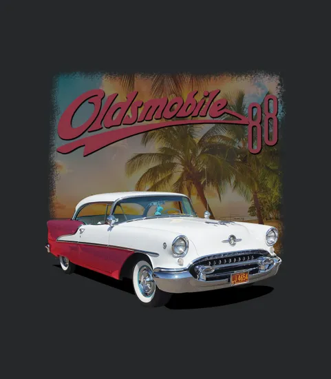1955 Oldsmobile Red