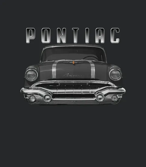 1956 Pontiac Front Black