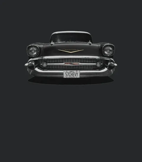 1957 Chevy Front Black