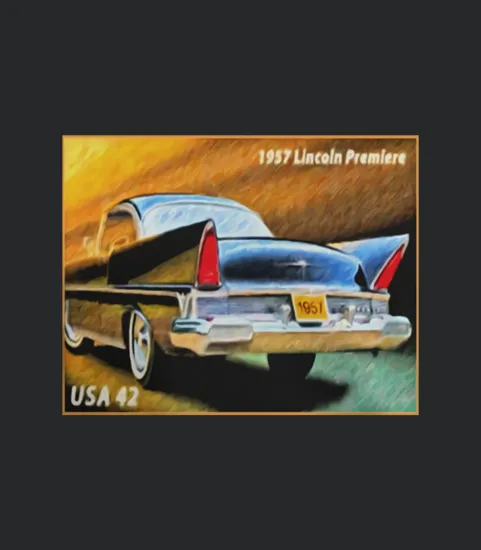 1957 Lincoln Premiere Baby Lap Shoulder