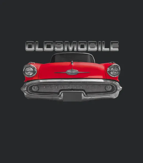 1957 Olds Two Side Red