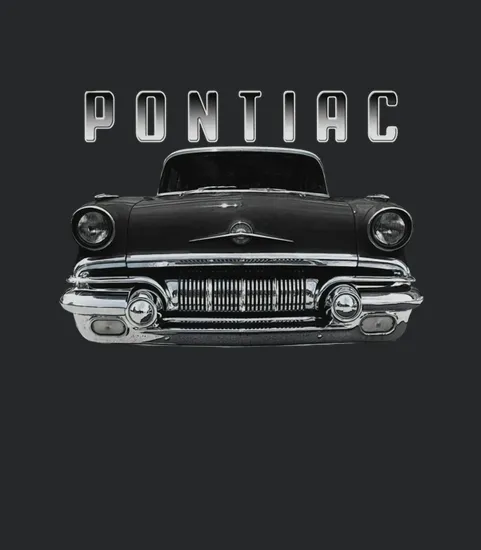 1957 Pontiac Front Black