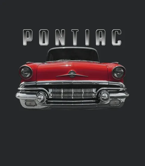1957 Pontiac Front Red