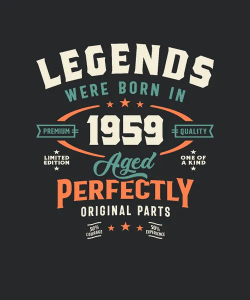 1959 65th Birthday Gifts 65 Year Old Men Women