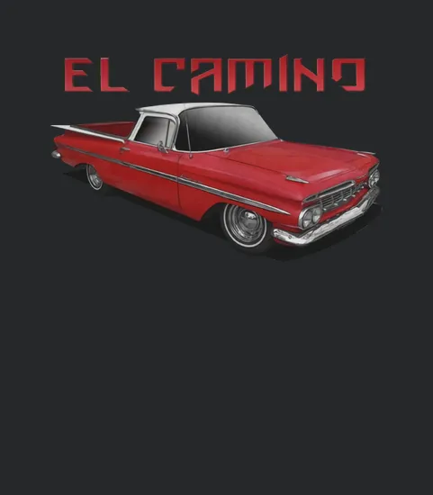 1959 Chvy El Camino Red