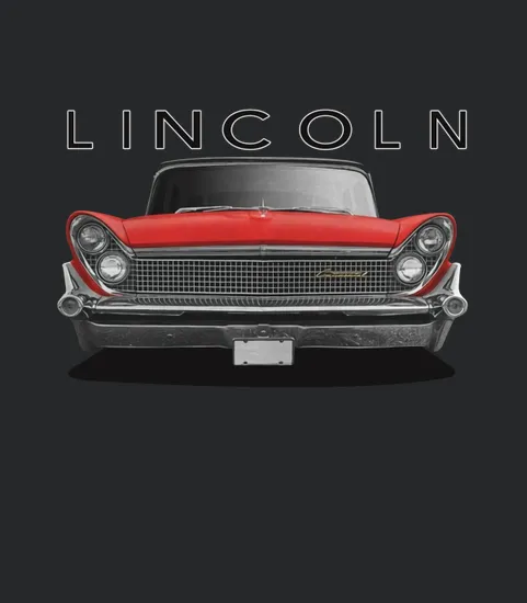 1959 Lincoln Continental Front Red