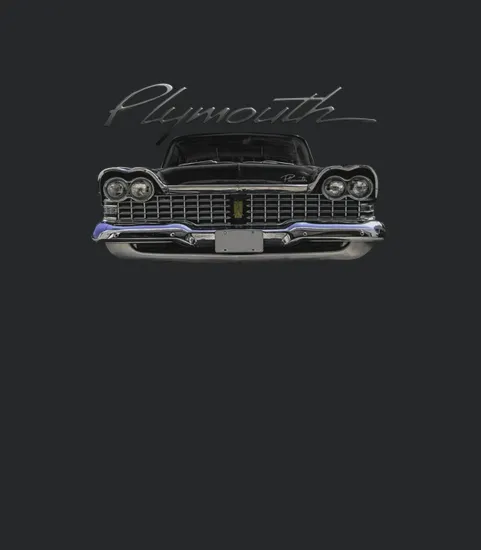 1959 Plymouth Front Black