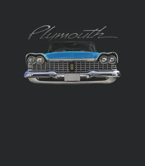 1959 Plymouth Front Blue