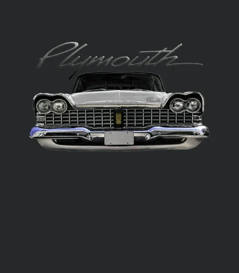 1959 Plymouth Front White