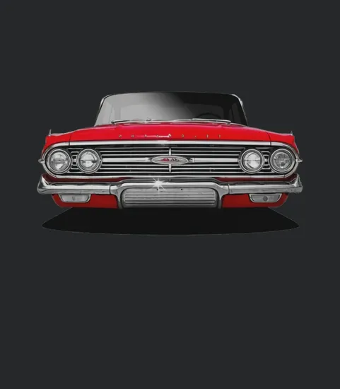 1960 Impala Front Red