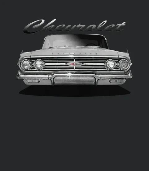 1960 Impala Front White