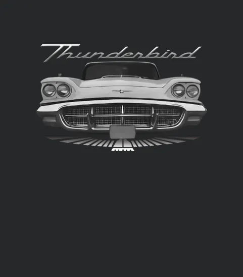 1960 Tbird Front White