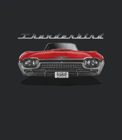 1962 Tbird Front Red