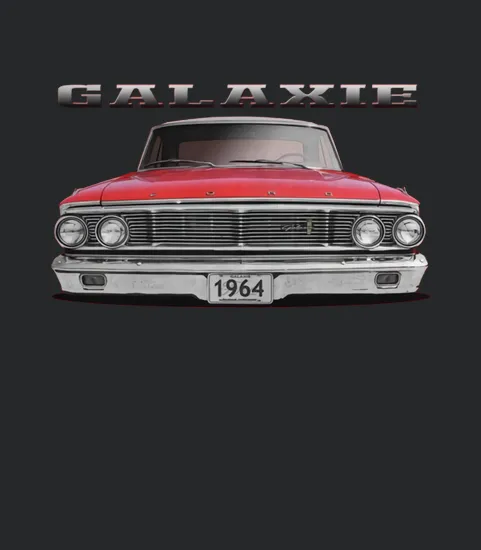 1964 Ford Galaxie Red Two Sided