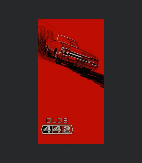 1964 Oldsmobile 442 Vintage Ad Reproduction