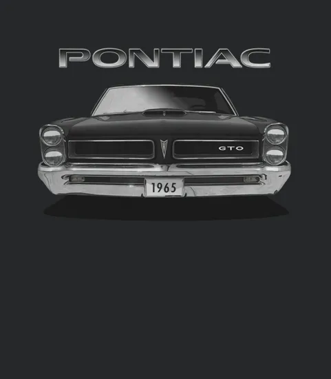 1965 Pontiac Gto Front Black