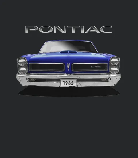 1965 Pontiac Gto Front Blue