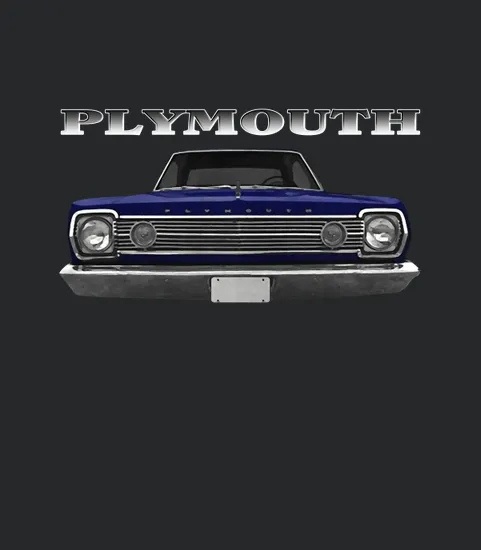 1966 Plymouth Belvedere Ii Front Darkblue