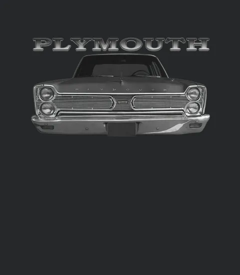 1966 Plymouth Fury Front Black