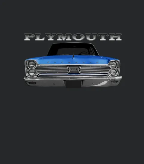 1966 Plymouth Fury Front Blue