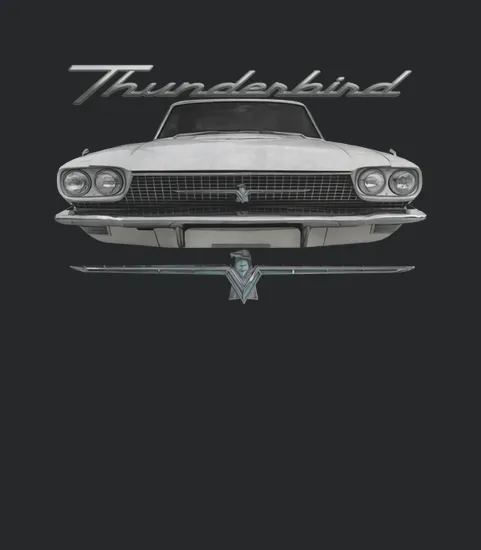 1966 Tbird Two Side White