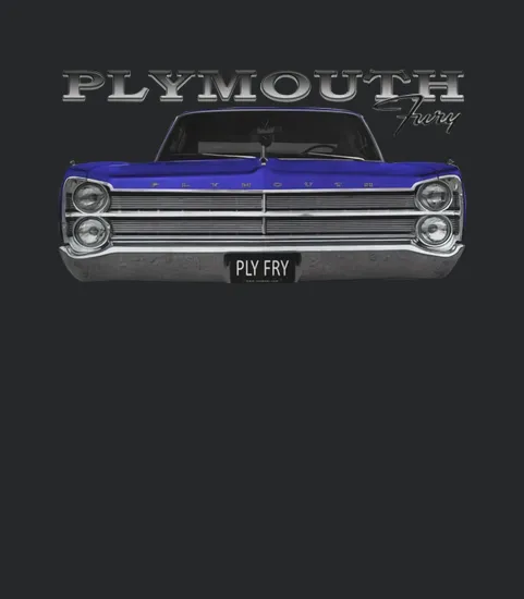 1967 Plymouth Fury Front Blue