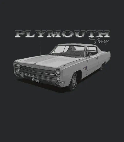 1967 Plymouth Fury White