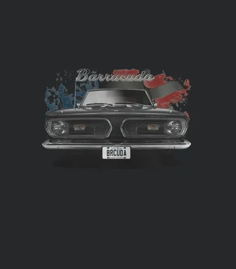 1968 Plymouth Barracuda Front Black