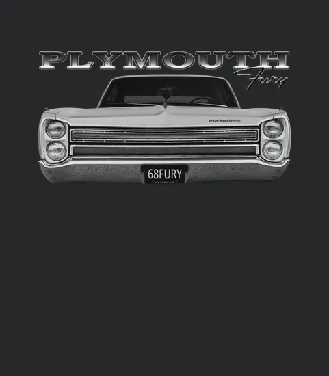 1968 Plymouth Fury Front White