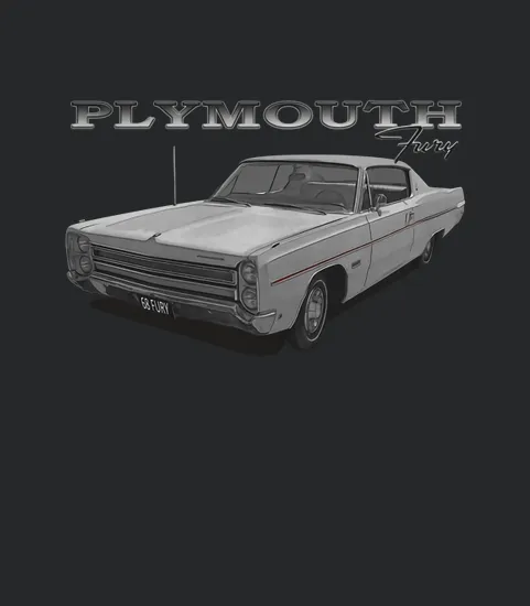1968 Plymouth Fury White