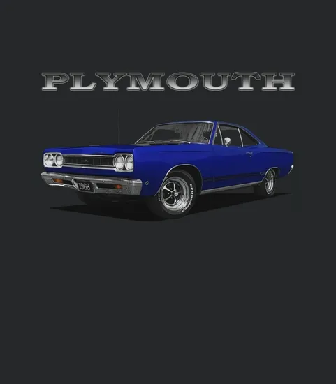 1968 Plymouth Gtx Dark Blue