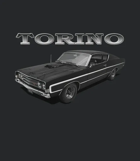 1969 Ford Torino Gt Black