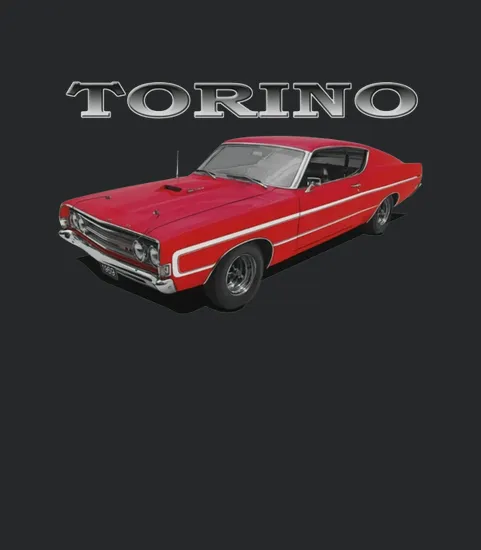 1969 Ford Torino Gt Front Red