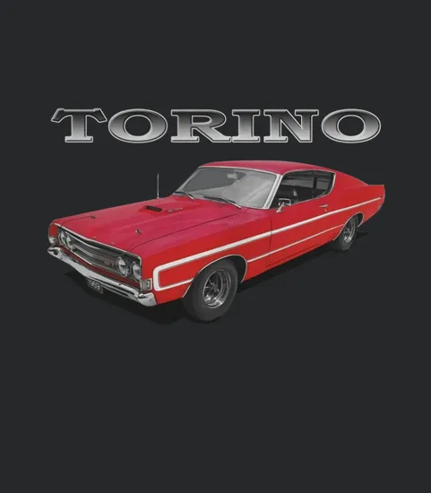 1969 Ford Torino Gt Red