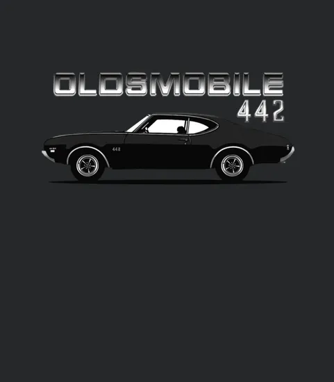 1969 Oldsmobile 442 Black Side