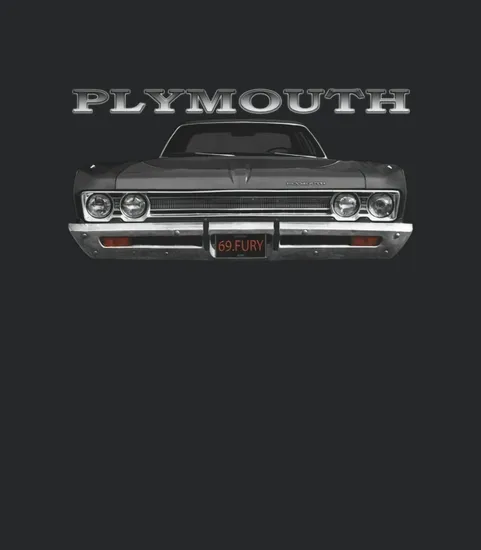 1969 Plymouth Fury Front Black
