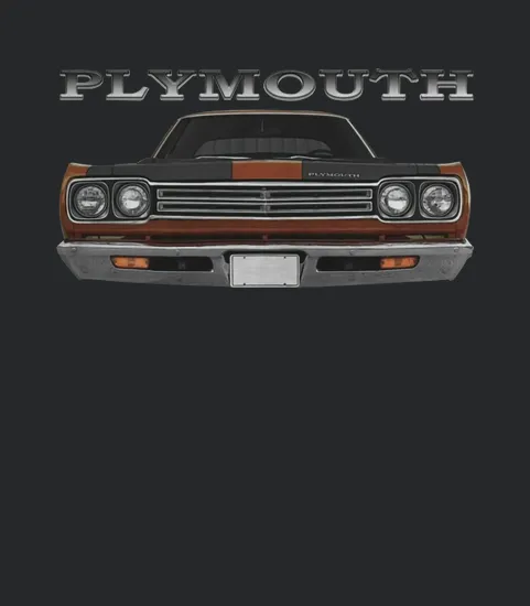 1969 Plymouth Road Runner Front Brown