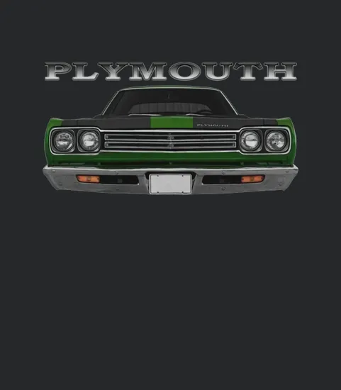 1969 Plymouth Road Runner Front Green